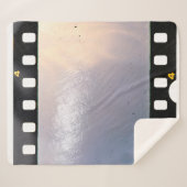 Blank 35 mm Filmrahmen oder Streifen auf weißem Hi Sherpadecke (Vorderseite (Horizontal))