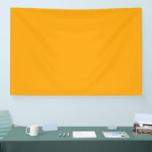 Blank 4'x6' Banner mit orangefarbenem Hintergrund (Messe)