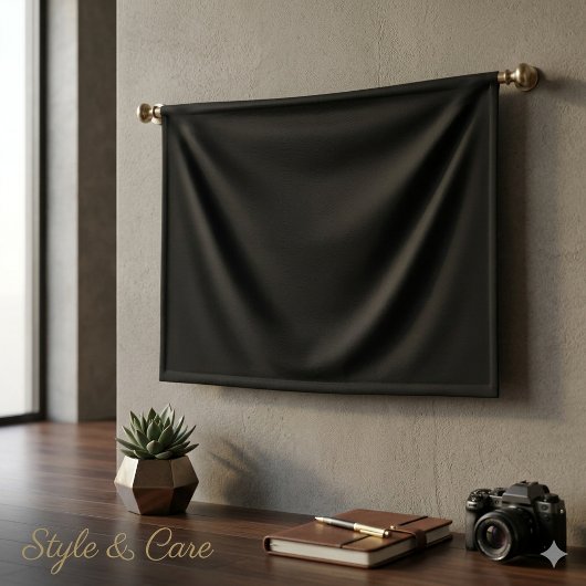 Blank 4'x6' Banner mit schwarzem Hintergrund
