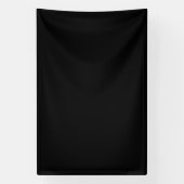 Blank 4'x6' Banner mit schwarzem Hintergrund (Vertikal)