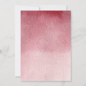 Blank Add Your Own Fall Pumpkin Burgundy Pink Einladung (Rückseite)