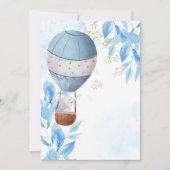 Blank addieren Sie Ihren eigenen Elephant-Heißluft Einladung (Vorderseite)