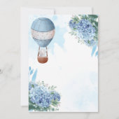 Blank addieren Sie Ihren eigenen Elephant-Heißluft Einladung (Vorderseite)