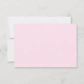 Blank All Occasion Pink Border Mitteilungskarte (Rückseite)