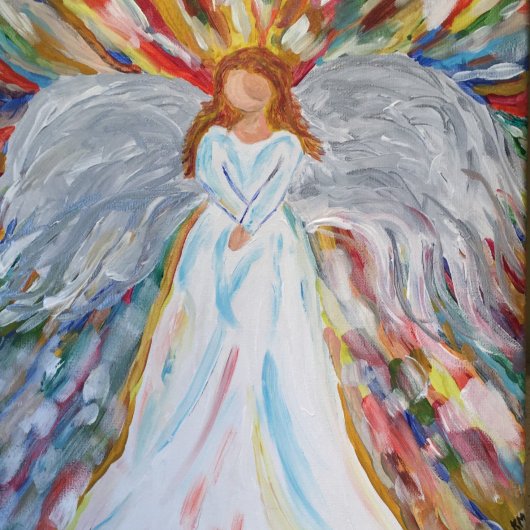 Blank-Angel-Karte Karte