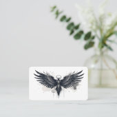 Blank Angel Oracle Cards Visitenkarte (Stehend Vorderseite)