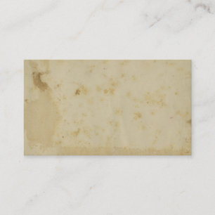 Blank antike Pergament aus den 1870ern Visitenkarte