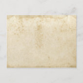 Blank antikes, festgehaltenes Papier Postkarte (Vorderseite)