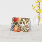 Blank Apple Karte (Gelbe Blume)
