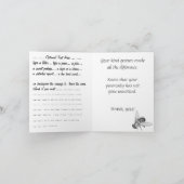 Blank Art Card Wildblume Kundenspezifische Grußkar Karte (Innenseite)