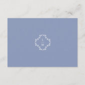 BLANK Attrage Code DIY Wedding RSVP Begleitkarte (Rückseite)