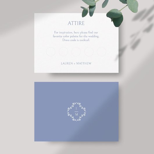 BLANK Attrage Code DIY Wedding RSVP Begleitkarte