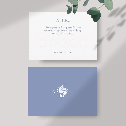 BLANK Attrage Code DIY Wedding RSVP Begleitkarte