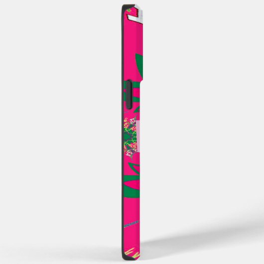 Blank Baby Vivid Pink Lila Shade Monogram Case-Mate iPhone Hülle (Rückseite / Rechts)