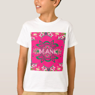 Blank Baby Vivid Pink Lila Shade Monogram T-Shirt