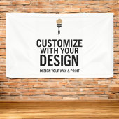 Blank Blank Event Display Sign Banner 3'x5' indivi