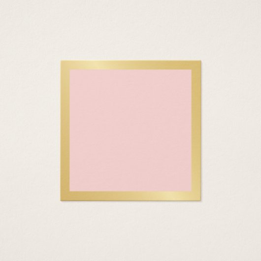 Blank Blush Pink mit Imitate Gold Foorder (Vorderseite)