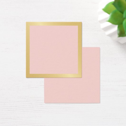 Blank Blush Pink mit Imitate Gold Foorder (Schreibtisch)