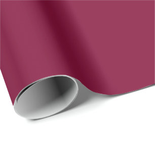 Blank Bordeaux Vintage Klassisches Retro Vollton Geschenkpapier