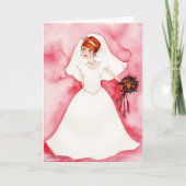 Blank Brautparty Bride Wedding Verlobung Invit Einladung (Vorderseite)