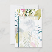 Blank Budget Blauer Blumenzwiebeln Einladung (Vorderseite)