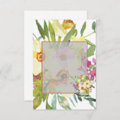 Blank Budget Daffodils Hochzeit Einladung (Vorne/Hinten)