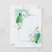 Blank Budget Elegant calla lilies ehe Einladung (Vorderseite)
