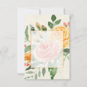 Blank Budget Elegante Hochzeit Einladung (Vorderseite)