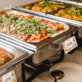 Blank Buffet-Karte für den Erntedank von Mute Flor