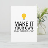 Blank Business Invitation Template Einladung (Stehend Vorderseite)