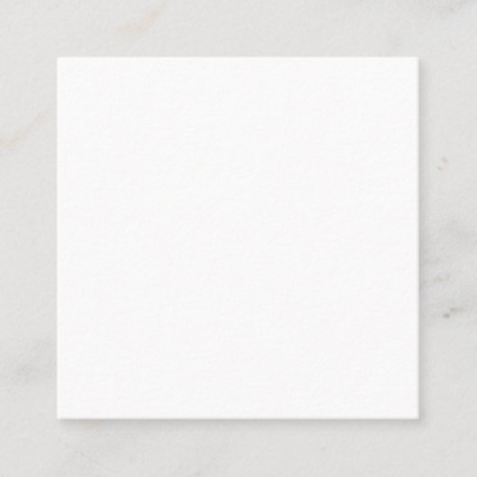 Blank-Business-Karte 2,5"x2,5" Quadratische Visitenkarte (Vorderseite)