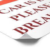 Blank Business Sale-Zeichen, Hinzufügen oder Bearb Poster (Ecke)