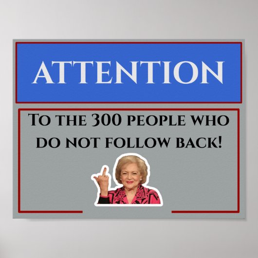 Blank-Business-Zeichen, Hinzufügen oder Bearbeiten Poster (Vorne)