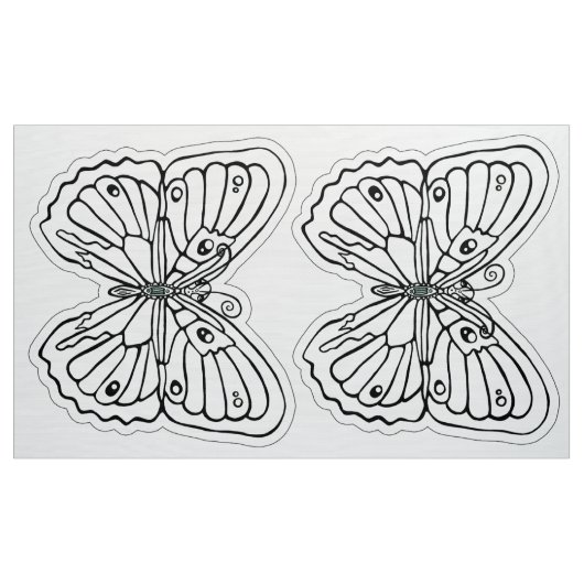 Blank Butterfly - Farbe, Schnitt, Nähen und so Stoff (Yard (91,4 cm))