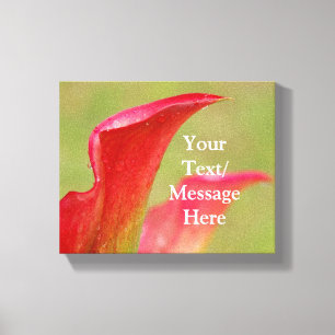 Blank Calla Lily Leinwand