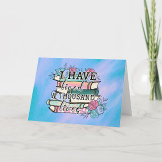 Blank Card: "1000 Lives" buchen Karte