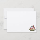 Blank Card - Canadian Flag Version School Dankeskarte (Rückseite)