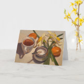 Blank Card: "Daffodils and Tee" von Sarah Sedwick Karte (Gelbe Blume)