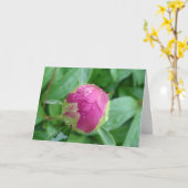 Blank Card im Frühjahr willkommen Karte (Gelbe Blume)