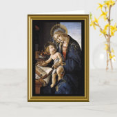 Blank Card - Madonna and Child Karte (Gelbe Blume)