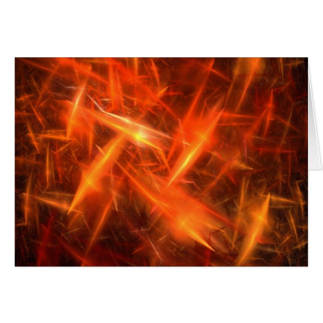 Blank Card mit Fraktal Art Background (Vorderseite (Horizontal))