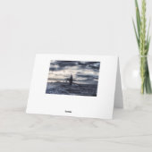 Blank Card mit Mississippi River Boat Karte (Rückseite)