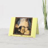 Blank Card mit Verse Karte (Rückseite)