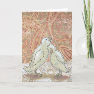 Blank card perfekt Ehepaar Verlobung Hochzeitskuns Karte