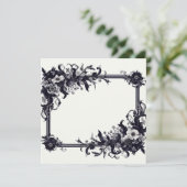 Blank Card Template anpassen Einladung (Stehend Vorderseite)