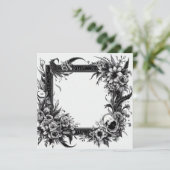 Blank Card Template anpassen Einladung (Stehend Vorderseite)