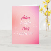 Blank Cards with a meaningful message on the front Karte (Gelbe Blume)