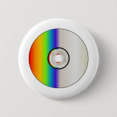 Blank CD Disc With Rainbow Button (Vorderseite)