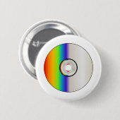 Blank CD Disc With Rainbow Button (Vorne & Hinten)