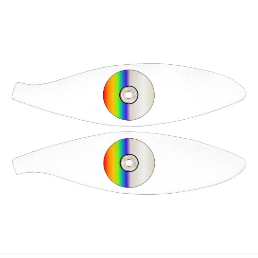 Blank CD Disc With Rainbow Mini Basketball (Panele)